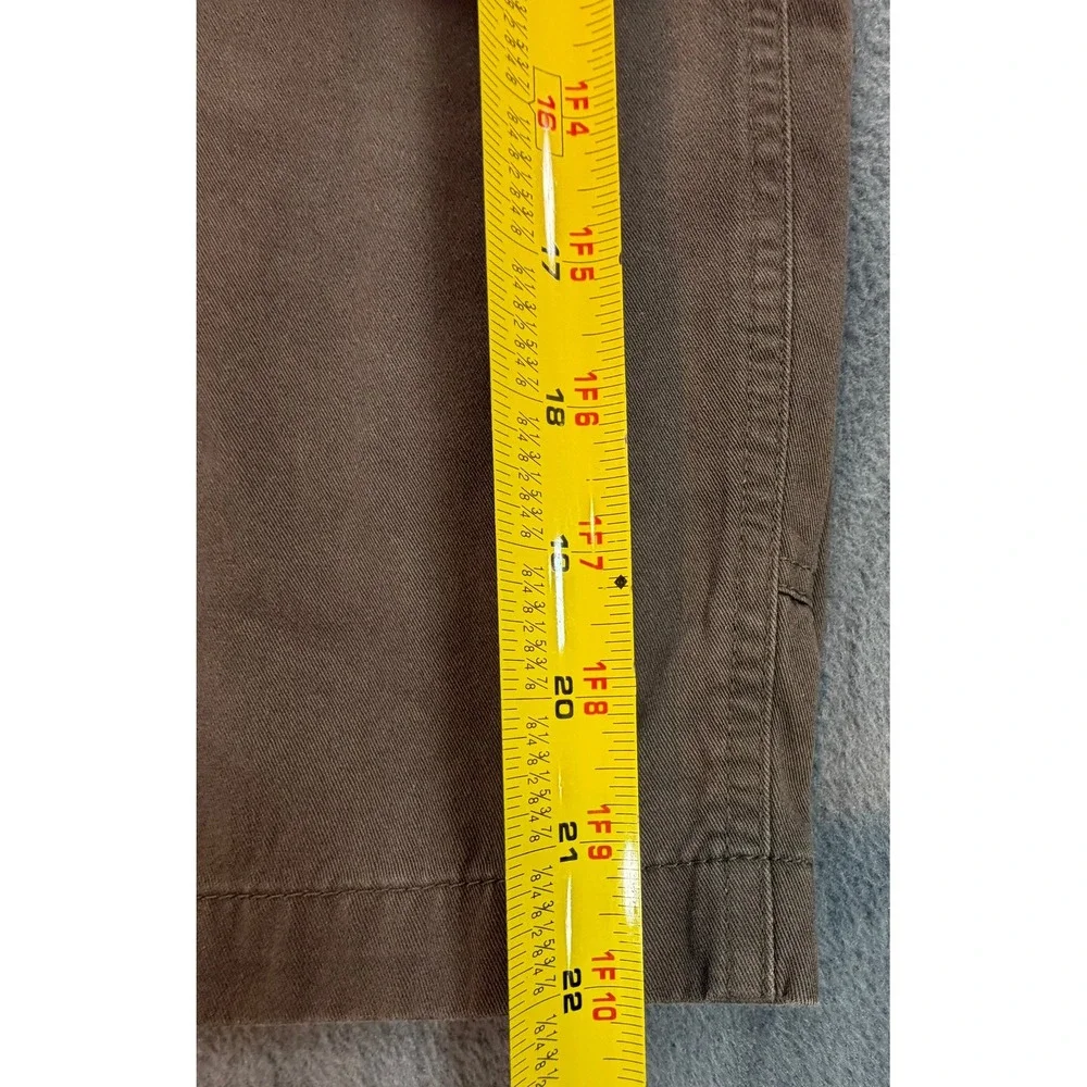The Foundry Supply Co Mens Brown Cargo Shorts Size 54 Elastic Waist Cotton